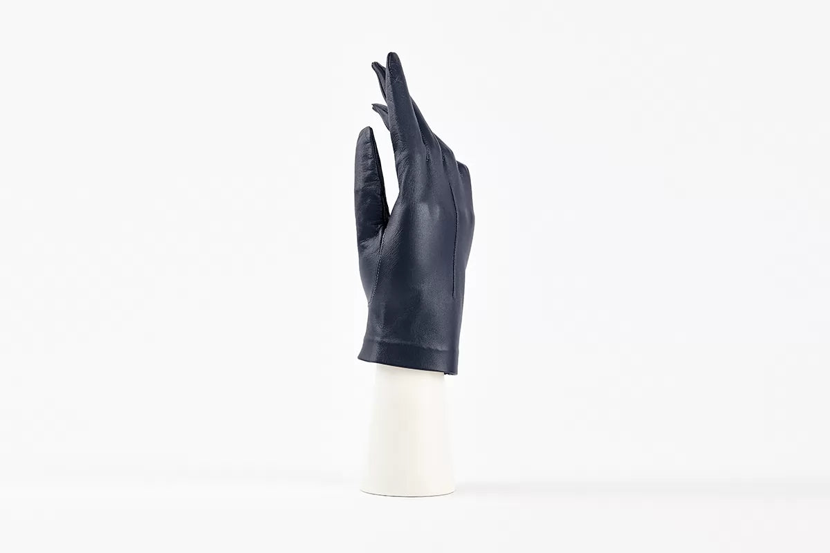 andreanoshop guanto pelle blu