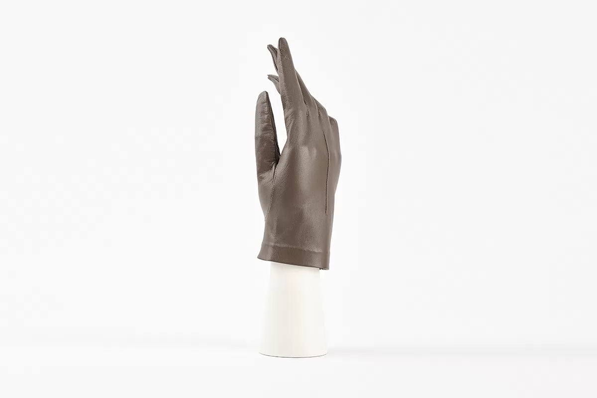 andreanoshop guanto pelle tortora