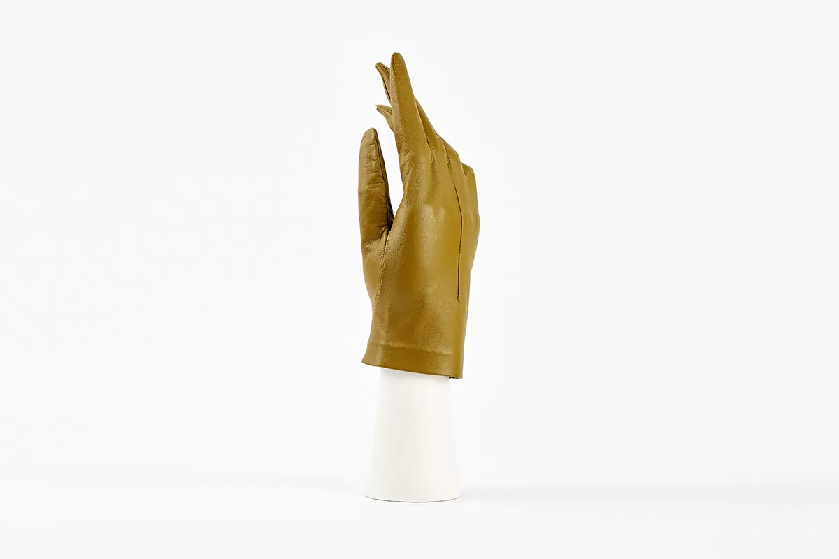 andreanoshop guanto pelle verde