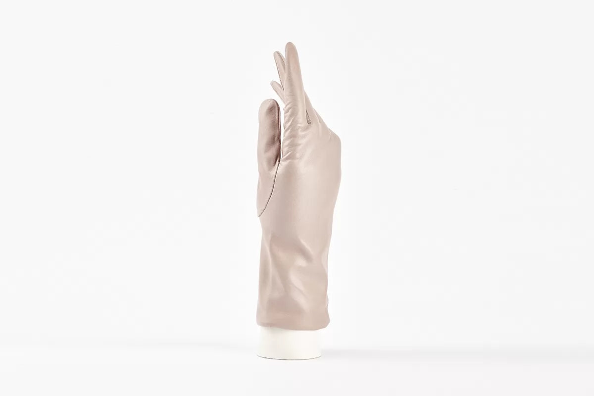 andreanoshop guanto pelle rosa