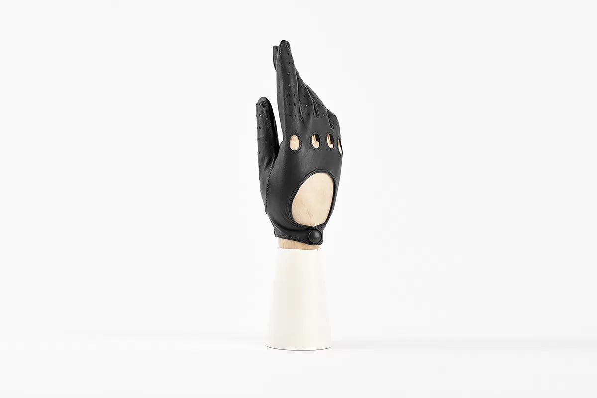 andreanoshop guanto pelle nero
