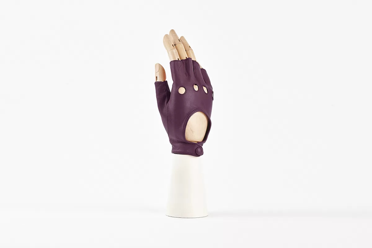 andreanoshop guanti pelle viola