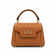Pochette Coffret mini bag in pelle stampa vitello Tracolla e Catena Oro